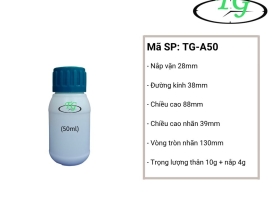 Chai Nhựa Tròn 50ml